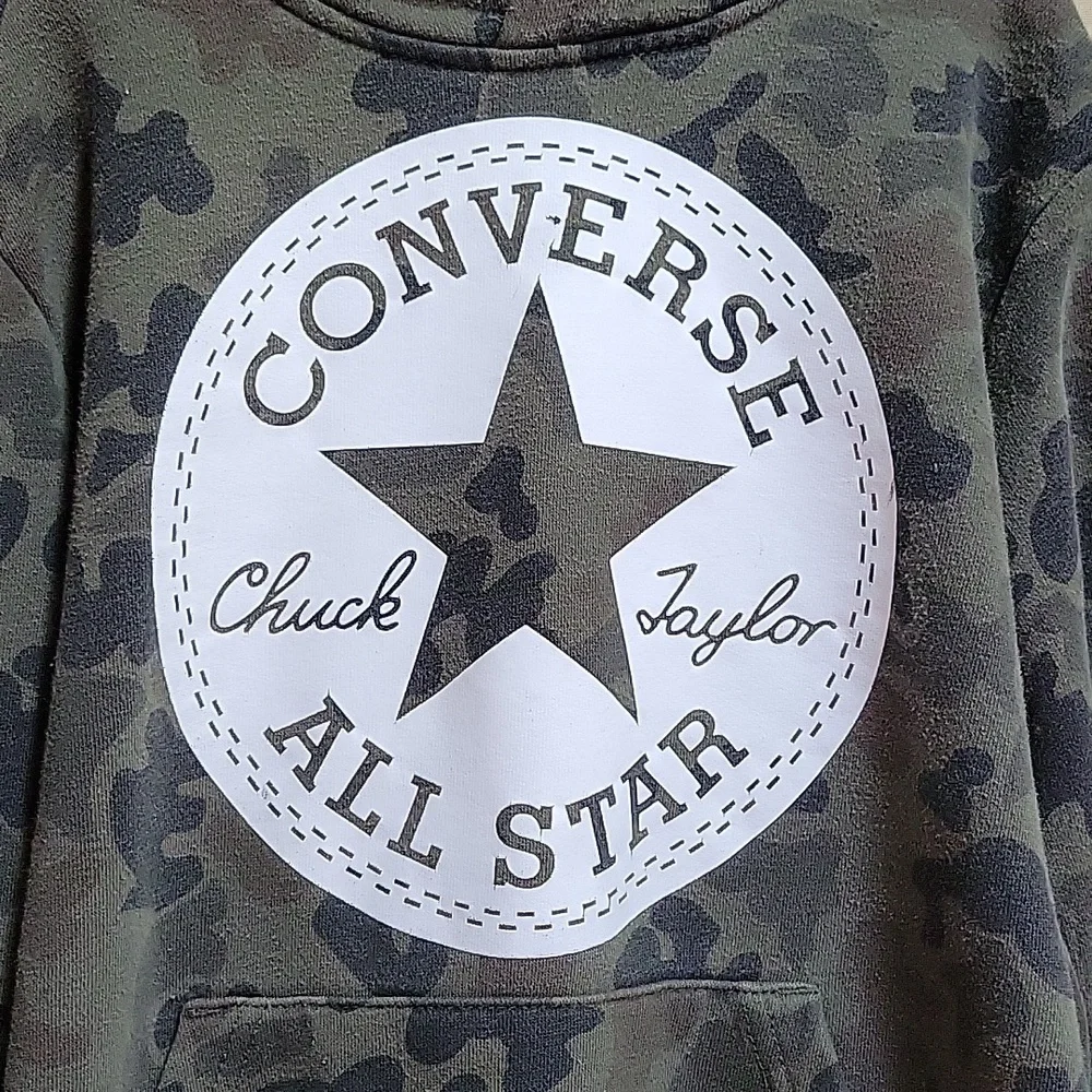 ⏳VGUC- Converse ‘All Star’ Unisex Camo Pullover Hoodie